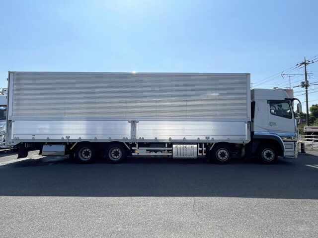 三菱ふそう：スーパーグレート：ハイルーフ：アルミウィング：メッキ多数：木床：AT：394馬力