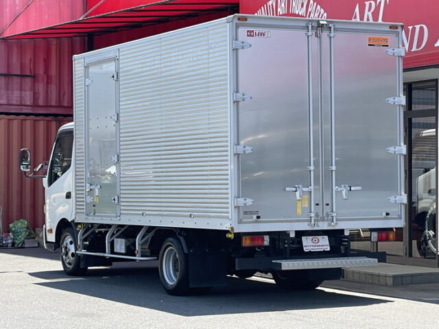 日野：デュトロ：アルミバン：ワイドロング：木床：横扉：150馬力：AT車