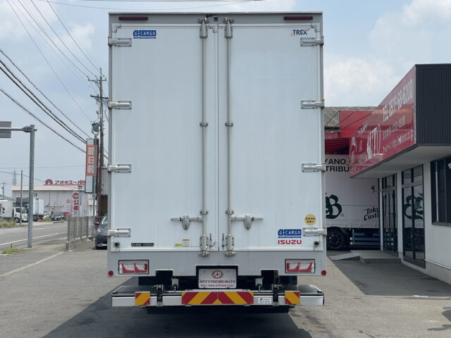 いすゞ：ギガ：ハイルーフ：ウィング：木床：格納パワーゲート：アルミホイール