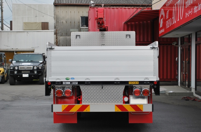 【323】いすゞフォワード　セミワイド　クレーン付平ボデー　カスタム多数