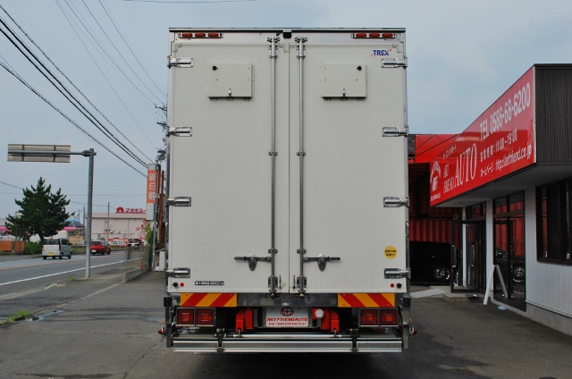 【424】いすゞギガ　低床　冷凍ウイング　リアエアサス