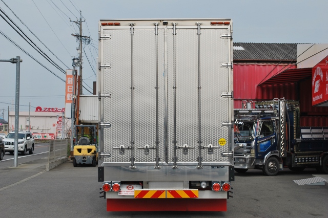 【385】三菱ふそうスーパーグレート　低床　冷凍ウイング　ジョロダー　キーストン