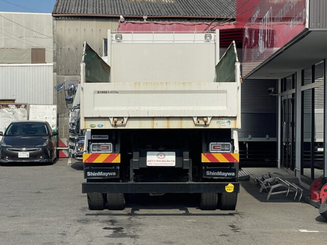 日野：17プロフィア：ダンプ：53×22：自重計：リアゲートエアーロック