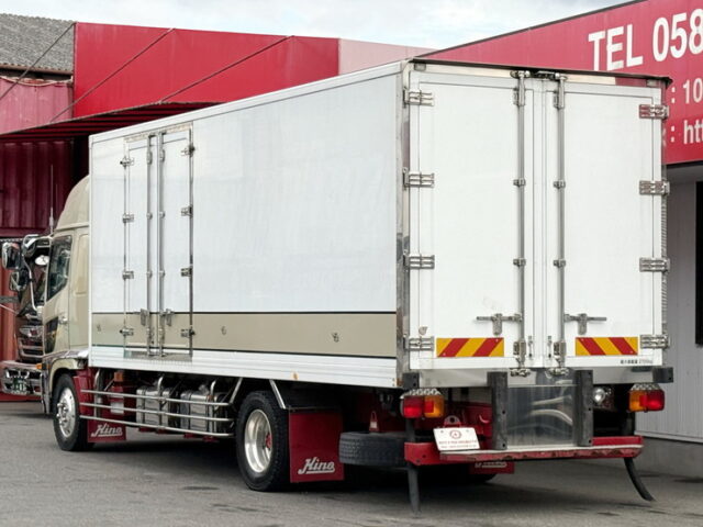 日野：レンジャープロ：ハイルーフ：冷凍バン：左観音扉：キーストン床：エアサス