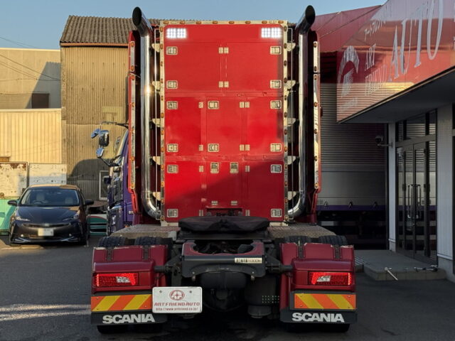 スカニア：R450：トレーラーヘッド：総輪エアサス：第5輪荷重11.300㎏：直6