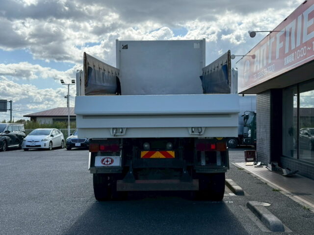 日野：プロフィア：ダンプ：5300×2350：アルミホイール：自重計：電動コボレーン：7速