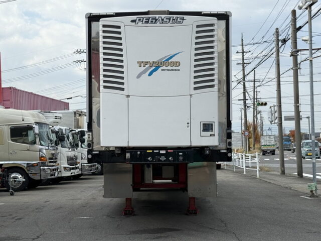 日本トレクス：トレーラー冷凍ウィング：段付き：2軸：前壁冷凍機：リフトアクスル