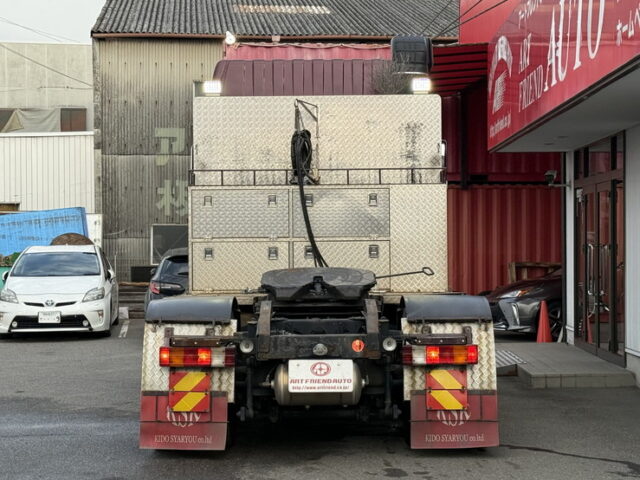 17スーパーグレート：ハイルーフ：トレーラーヘッド：ブタ鼻：第5輪荷重11.500㎏