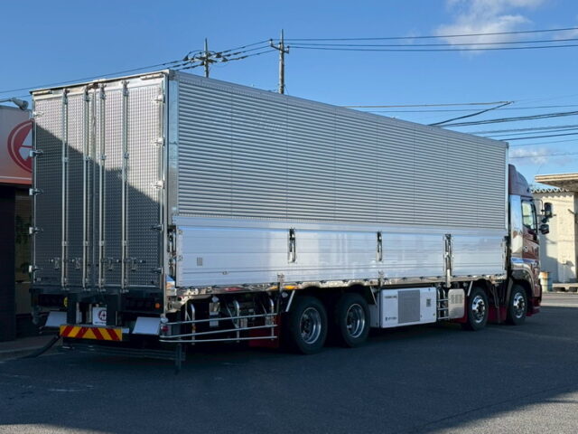 日野:プロフィア:ハイルーフ:冷凍ウィング:架装多数:ボディ枠ステンレス