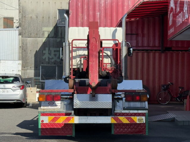 スーパーグレート：ハイルーフ：アームロール：40立米：架装多数：煙突マフラー(ダミー)