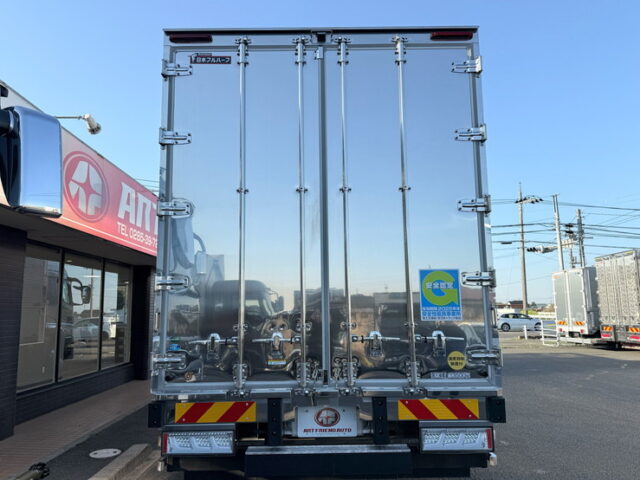 17スーパーグレート：ハイルーフ：ウィング：ステンレス多数：リア門口ステンレス