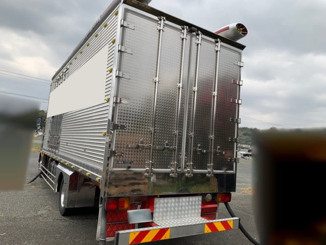 【745】H24　ふそう　ファイター　冷凍バン　造りボディ　