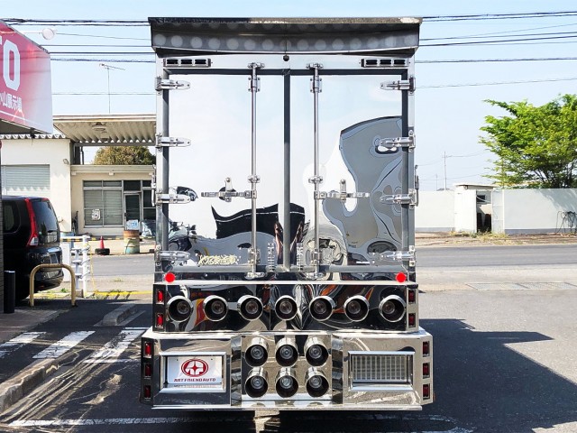 【401】いすゞ　エルフ　平ボデー　デコトラ