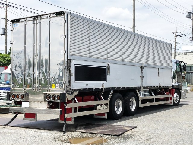 【0190】ふそう　スーパーグレート　冷凍ウィング　H12年式　マニ割り