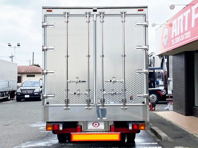 【596】ふそう　キャンター　ウィング　ワイド　門口ステンレス　150馬力