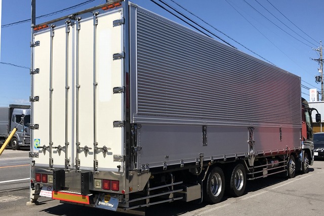 【238】三菱ふそうスーパーグレート　低床　アルミウイング　ハイルーフ　リヤエアサス