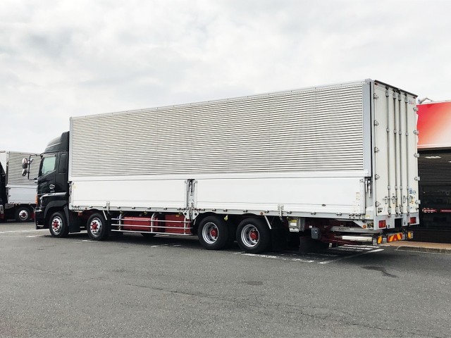 【331】日野 グランドプロフィア　低床　アルミウイング　格納ゲート付　ハイルーフ