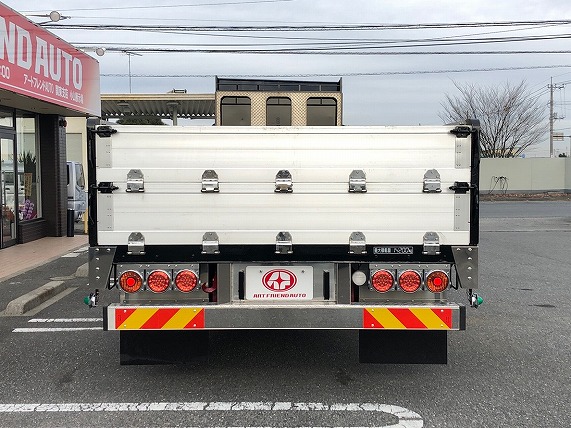 【315】いすゞギガ　低床　アルミブロック　平ボデー　リヤエアサス