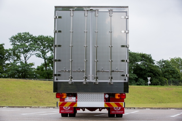 Ｈ２７　日野　レンジャープロ　アルミウィング　セミワイド　ハイルーフ　リーフサス　新車