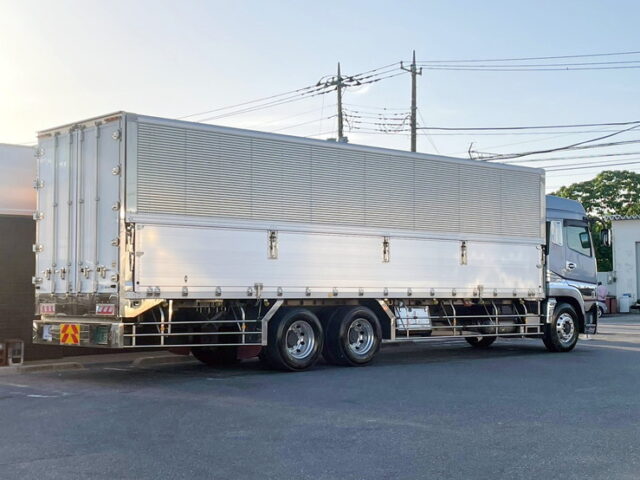 三菱ふそう　スーパーグレート　ハイルーフ　ウィング　顔面メッキ　融雪仕様