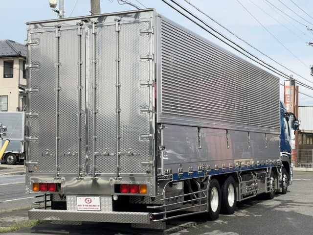 三菱ふそう　17スーパーグレート　ハイルーフ　冷凍ウィング　架装多数　木床　菱重製直結冷凍機