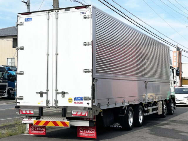 いすゞ　ギガ　登録済み未使用車　ハイルーフ　リア門工ステンレス　アルミホイール