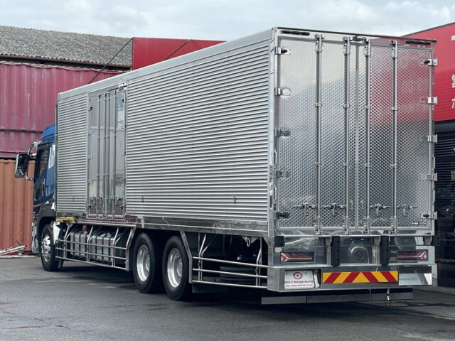 17スーパーグレート　ハイルーフ　冷凍バン　矢野特殊ボディ　コルゲート　サブエンジン