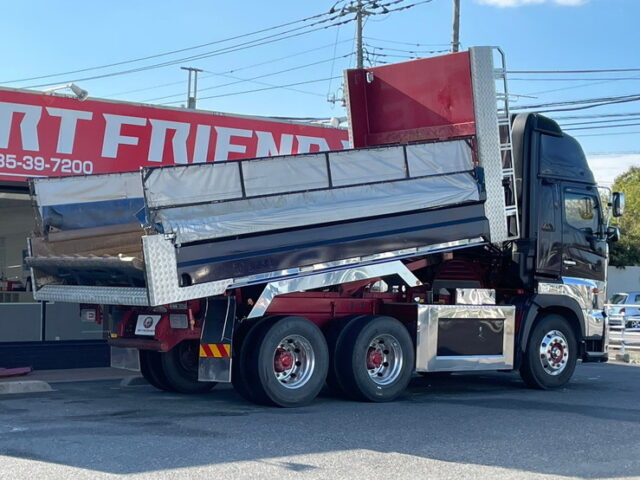 日野　17プロフィア　ダンプ　ハイルーフ　Ｌゲート　メッキ多数