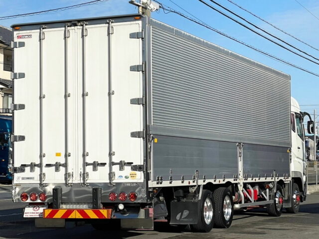 【1633】H25　スーパーグレート　ハイルーフ　ウィング　リア門口ステンレス　メッキ多数　アルミホイール