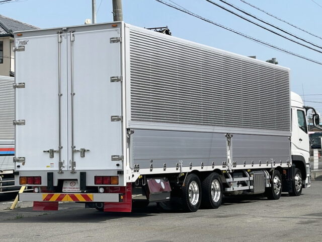 17スーパーグレート　未使用　ハイルーフ　ウィング　総輪エアサス　プレミアムライン　428馬力