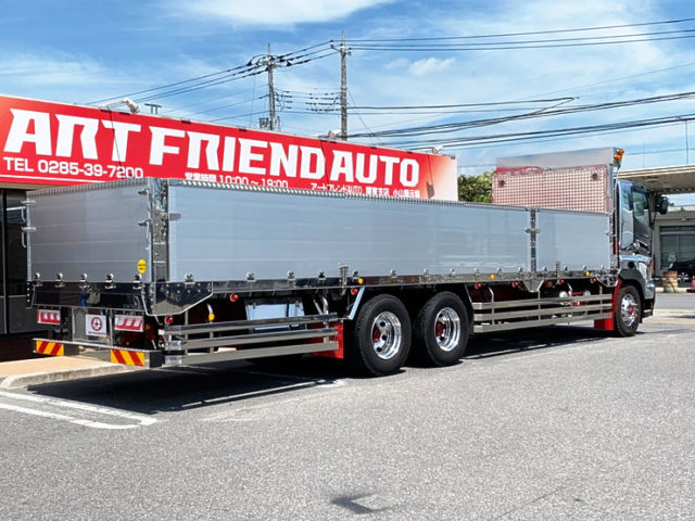 【641】日野　グラプロ　高床　造り　平ボデーアルミブロック　エアサス　7速