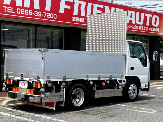 【840】H22　エルフ　標準幅　10尺　造りボデー　アルミ平