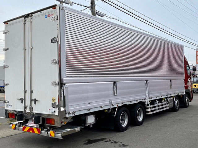 【861】H27　プロフィア　ウィング　門口ステンレス　格納ゲート付