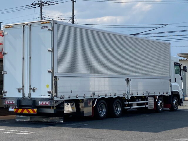 【873】H28　ギガ　ハイルーフ　4軸　ウィング　7速MT　門口ステンレス