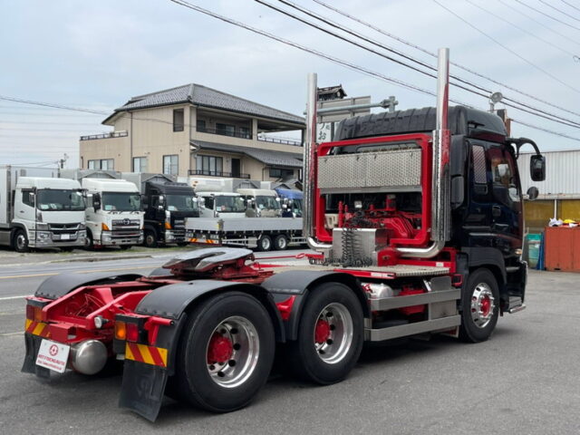 【880】H25　ギガ　煙突マフラー　トレーラーヘッド　ダブル　一軸式カプラ