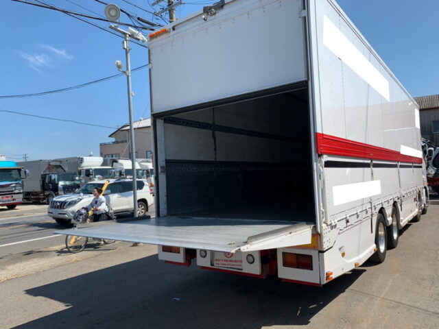 【925】H21　クオン　ハイルーフ　フルエアサス　ウィング　跳上ゲート付　委託販売