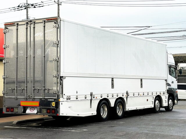 【963】H20　クオン　ハイルーフ　ウィング　総輪エアサス　エアロ付　委託販売