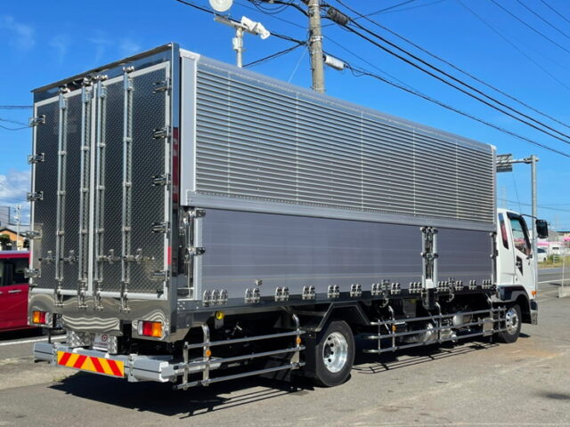 【967】R3　ファイター　冷凍ウィング　造りボディ　6500ワイド　エアサス　格納ゲート　菱重製冷凍機