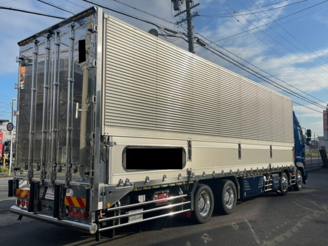 【975】H23　プロフィア　ハイルーフ　冷凍ウィング　サブエンジン　ジョロダー4列　キーストン