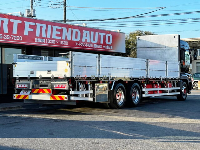 【950】H29　スーパーグレート　ハイルーフ　平ボディアルミブロック　総輪エアサス