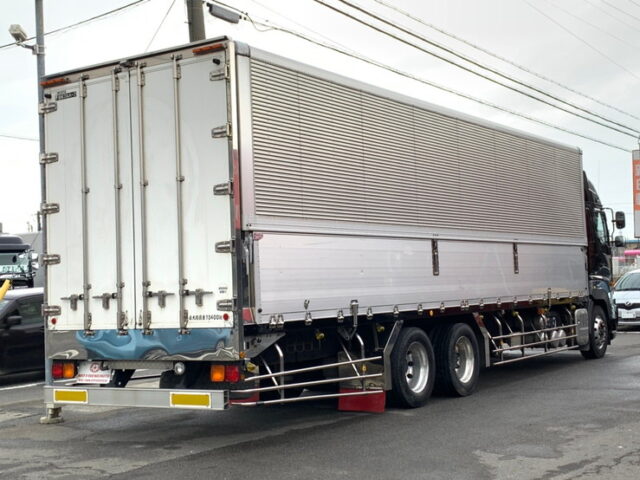 【993】H23　プロフィア　ハイルーフ　ウィング　10輪　門口ステンレス　内高2,500