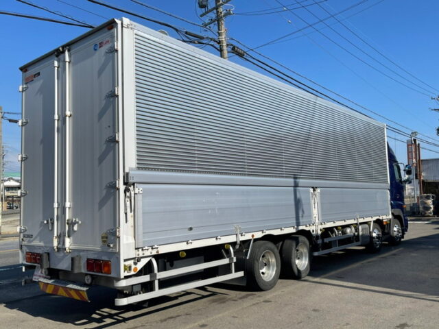 【1043】H28　日野　プロフィア　ハイルーフ　ウィング　プロシフト　木床　380馬力