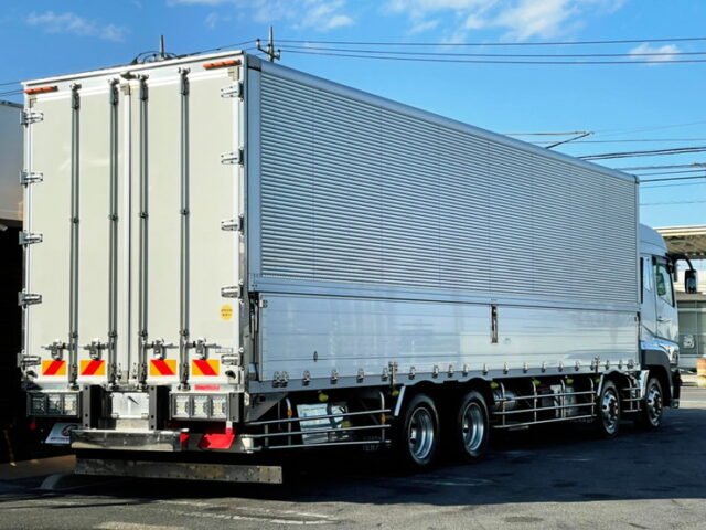 【1073】H28　スーパーグレート　ハイルーフ　ウィング　7速MT　後輪エアサス　パレットローラー