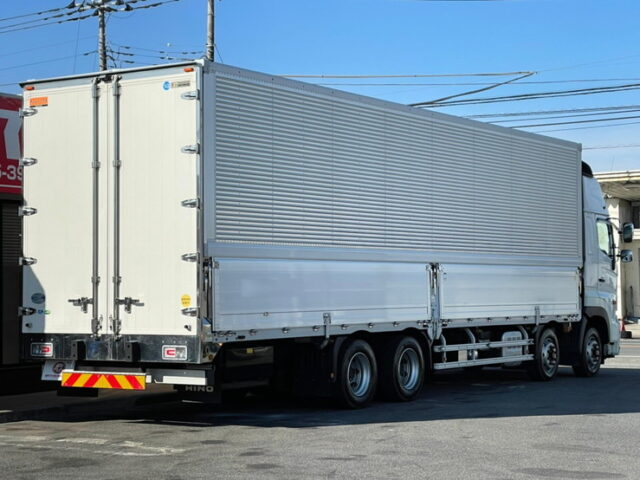 【1075】H29　17プロフィア　ハイルーフ　ウィング　7速MT　門口ステンレス　車検付