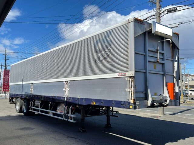 【1097】H21　日本フルハーフ　ウィングトレーラー　エアサス　リフトアクスル付　箱内長12M65㎝
