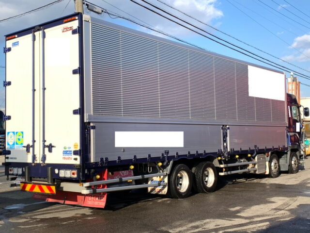 【1096】H29 ハイルーフ ギガ 7速 ウィング 4軸低床 木床 委託販売