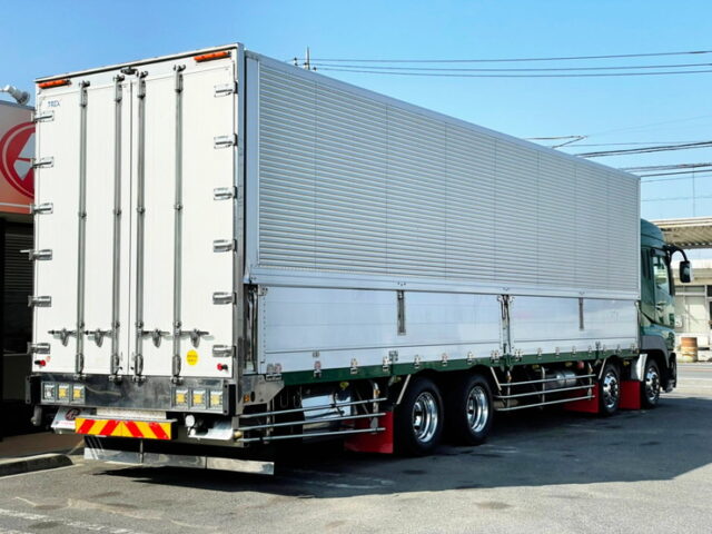 【1090】H24　スーパーグレート　ハイルーフ　ウィング　リア門口ステンレス　木床