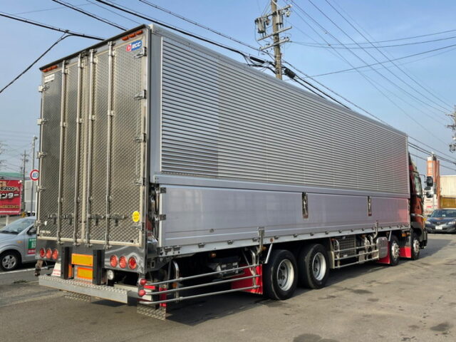 【1046】H23　プロフィア　ハイルーフ　冷凍ウィング　4軸　ステンレス多数