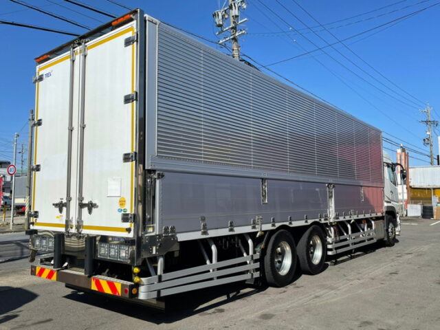 【1111】H30　17スーパーグレート　ハイルーフ　ウィング　総輪エアサス　融雪仕様　箱内高2500