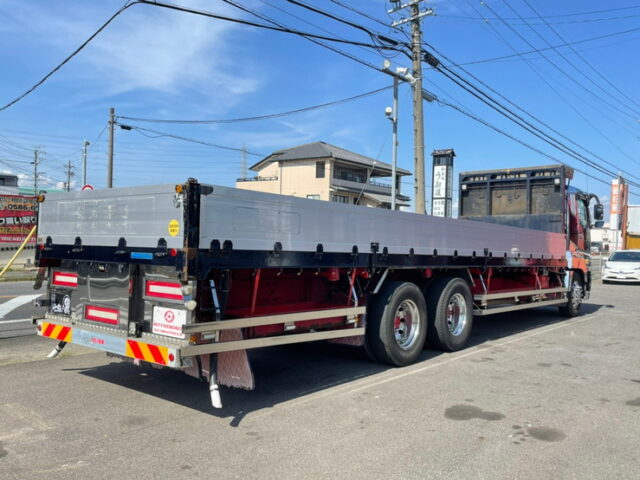 【1135】H26　スーパーグレート　平ボデーアルミB　2デフ　7速　420馬力　ステンレス多数